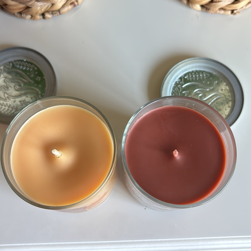 Caramel Pumpkin Swirl & Pumpkin S'mores Single Wick Bath & Body Works Candle Set - Picture 2 of 4